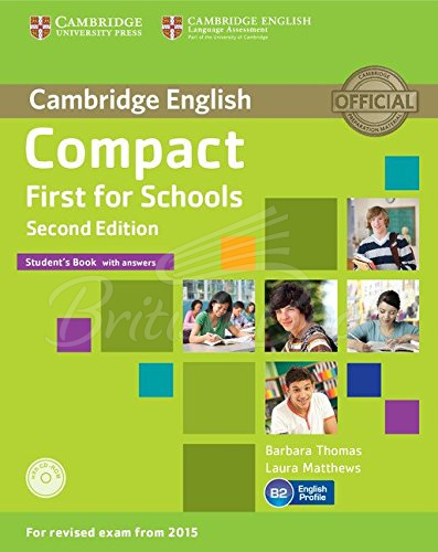 Підручник Compact First for Schools Second Edition Student's Book with answers and CD-ROM зображення