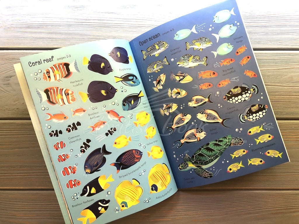 Книга Little First Stickers: Aquarium зображення 3