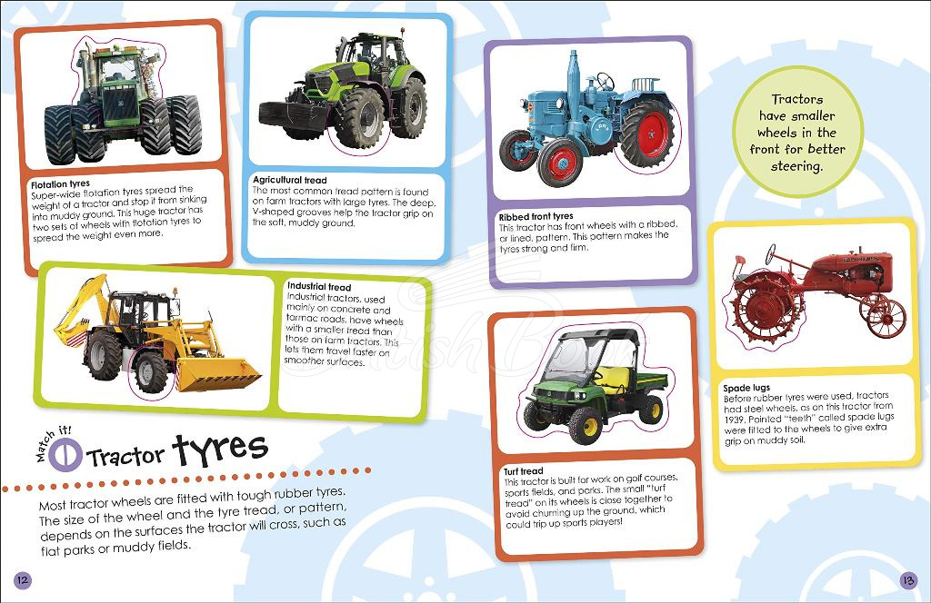 Книга The Ultimate Sticker Book: Tractor зображення 6