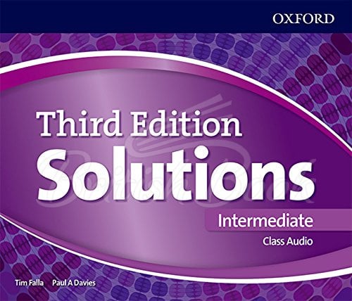 Аудіодиск Solutions Third Edition Intermediate Class Audio зображення