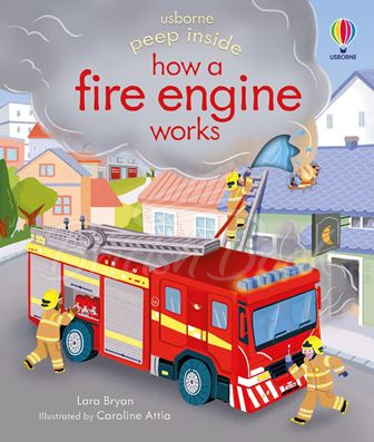 Книга Peep Inside How a Fire Engine Works зображення