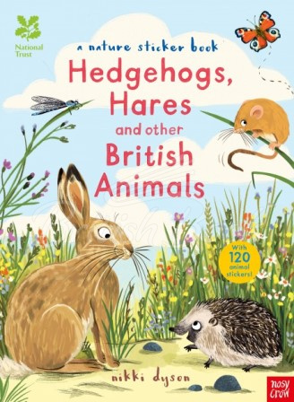Книга National Trust: A Nature Sticker Book: Hedgehogs, Hares and Other British Animals зображення