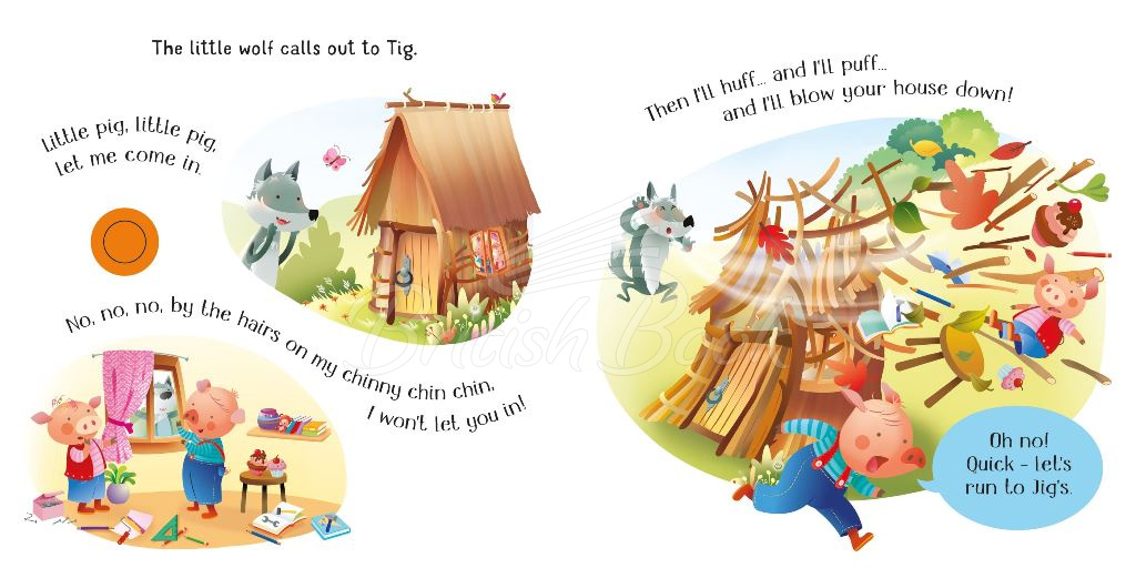 Книга Listen and Read Story Books: The Three Little Pigs зображення 1