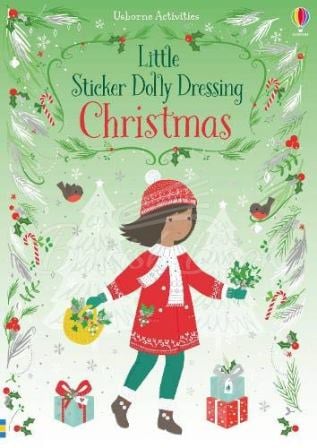 Книга Little Sticker Dolly Dressing: Christmas зображення