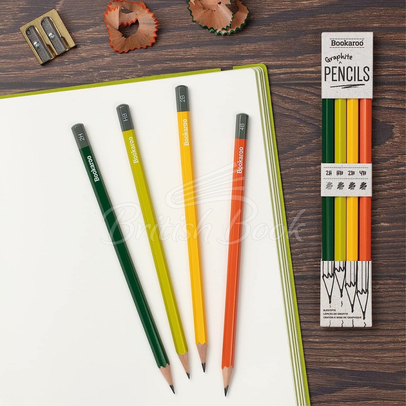 Набір Bookaroo Graphite Pencils Greens зображення 3