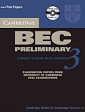Cambridge BEC 3 Preliminary Student's Book with answers and Audio CD