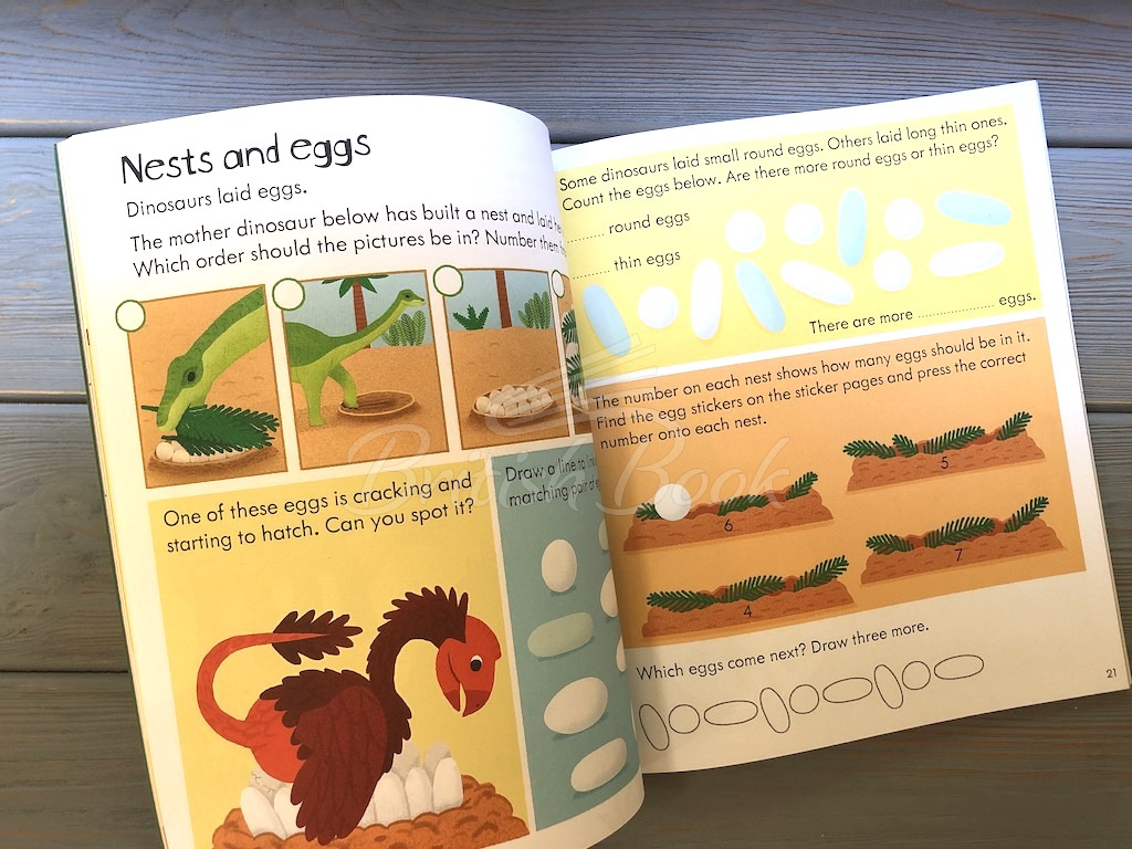 Книга Little Children's Dinosaur Activity Book зображення 8