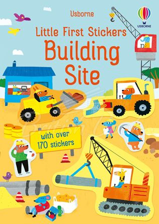 Книга Little First Stickers: Building Site зображення