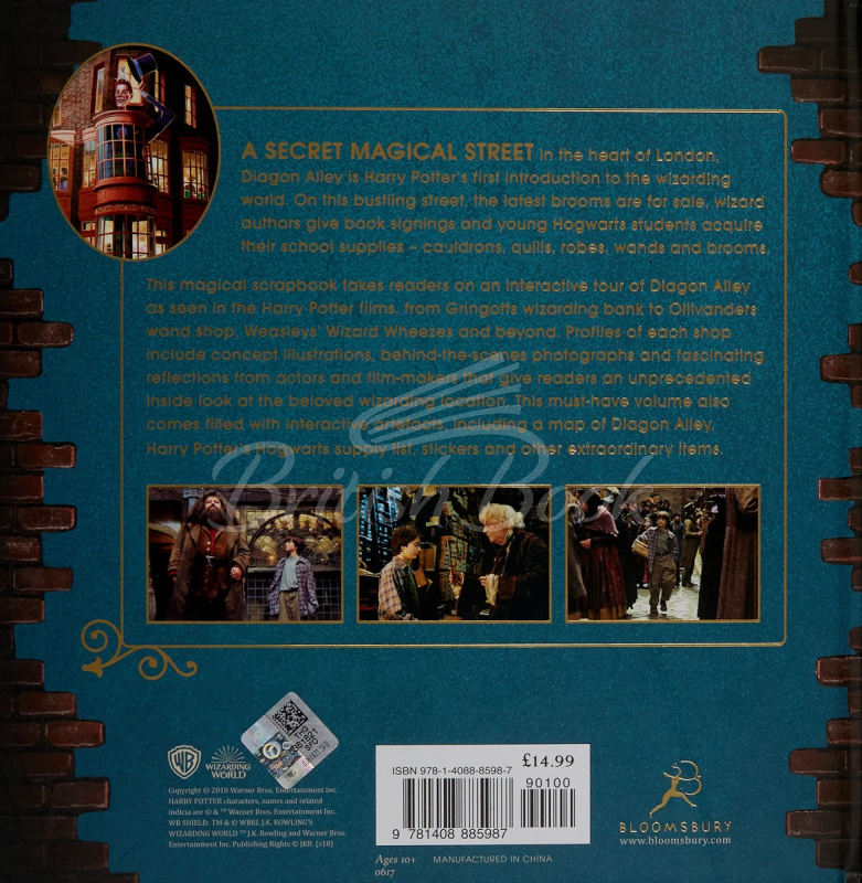 Книга Harry Potter — Diagon Alley: A Movie Scrapbook зображення 3
