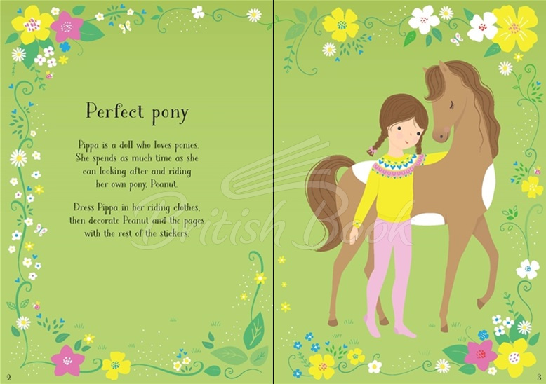 Книга Little Sticker Dolly Dressing: Ponies зображення 3