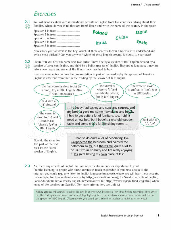Книга English Pronunciation in Use Advanced with answers and Downloadable Audio зображення 6
