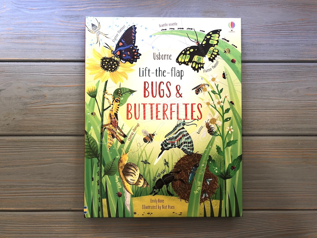 Книга Lift-the-Flap Bugs and Butterflies зображення 1
