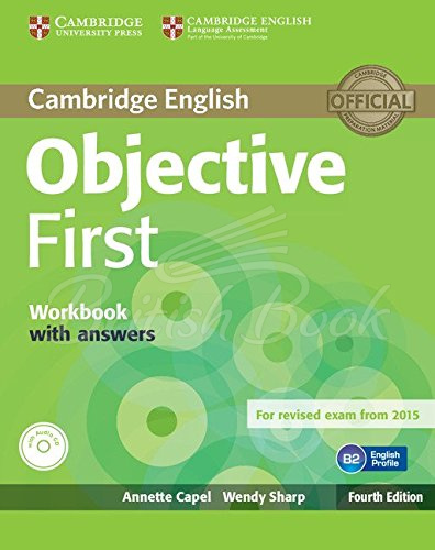 Робочий зошит Objective First Fourth Edition Workbook with answers and Audio CD зображення