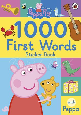 Книга Peppa Pig: 1000 First Words Sticker Book зображення