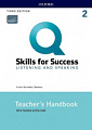 Q: Skills for Success Third Edition. Listening and Speaking 2 Teacher's Handbook with Teacher's Access Card