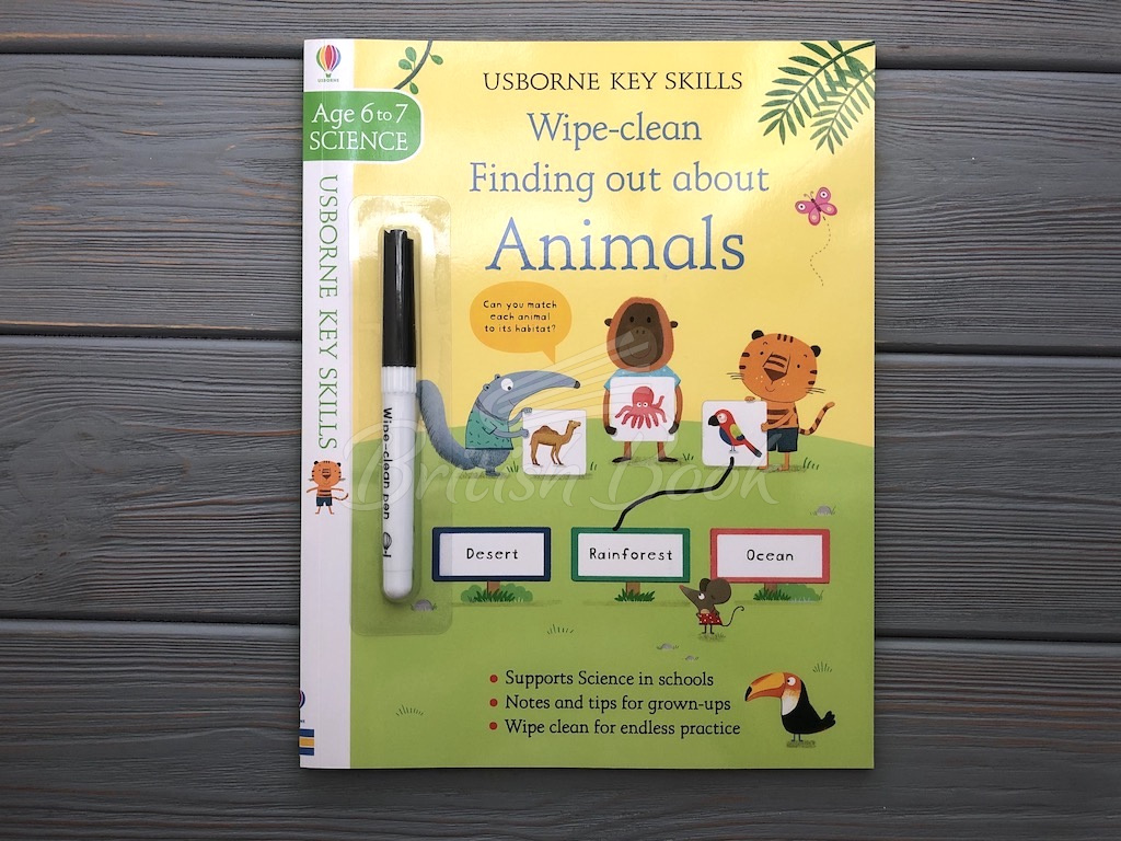 Книга Wipe-Clean Finding out about Animals (Age 6 to 7) зображення 1