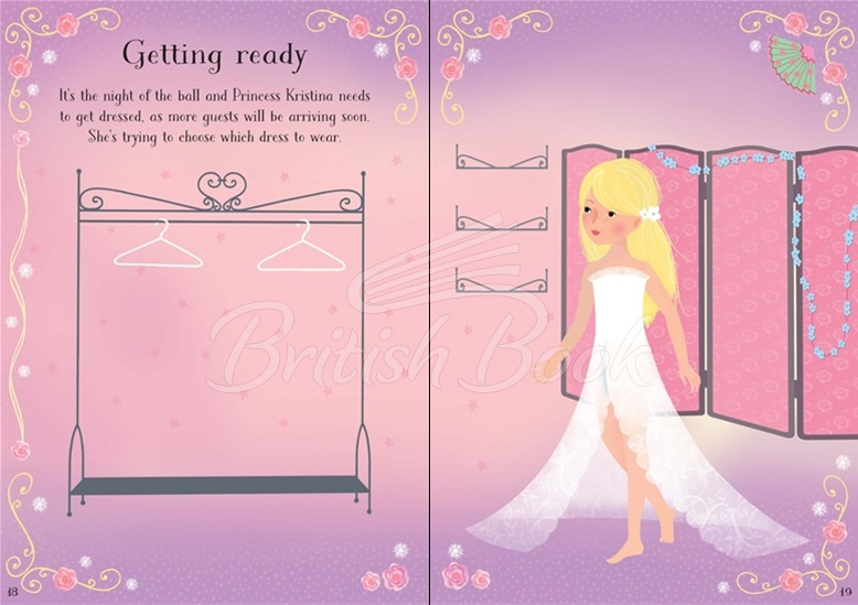 Книга Little Sticker Dolly Dressing: Snow Princess зображення 3