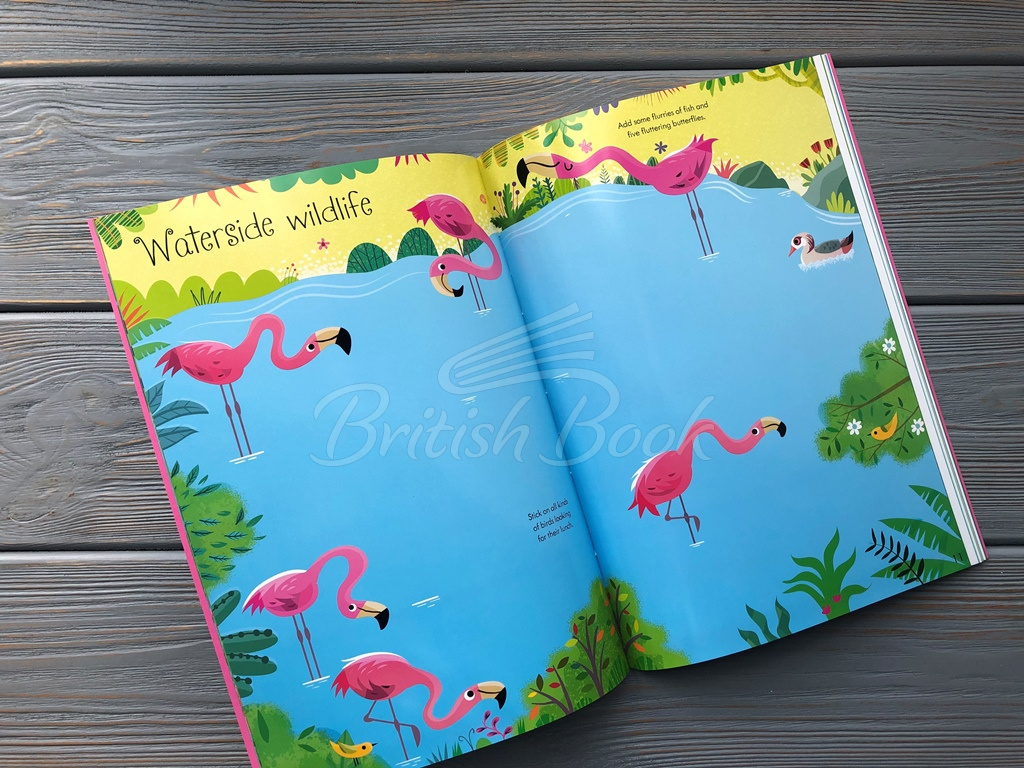 Книга Little First Stickers: Flamingos зображення 3
