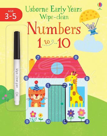 Книга Usborne Early Years Wipe-Clean: Numbers 1 to 10 зображення