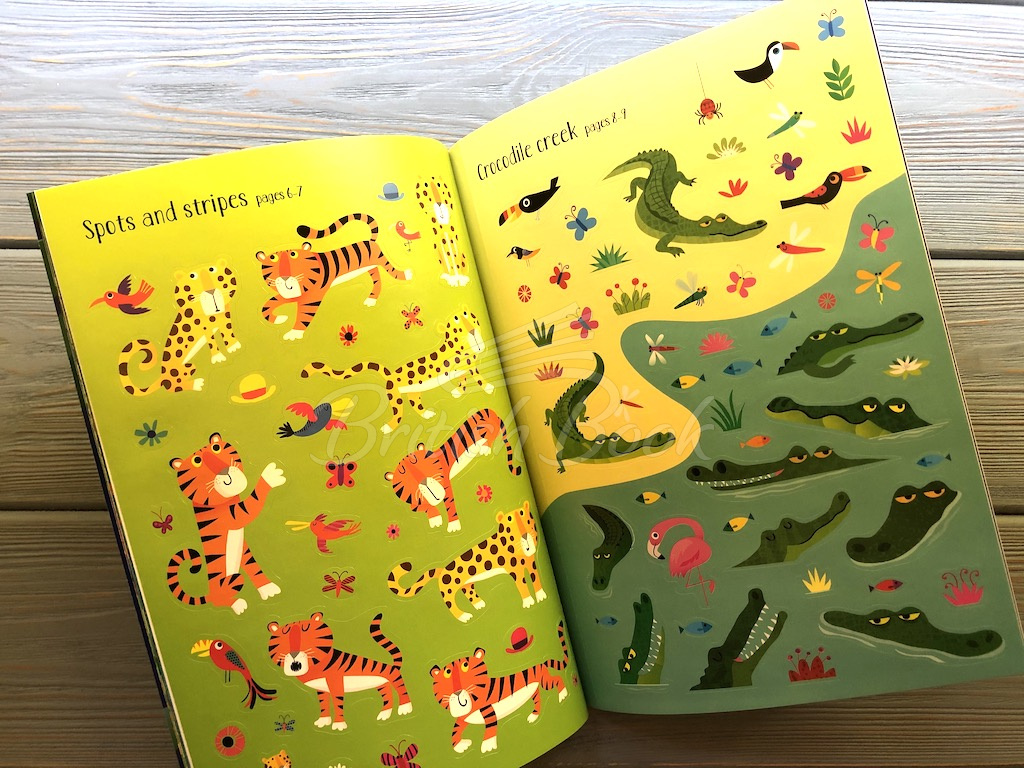 Книга Little First Stickers: Jungle зображення 2