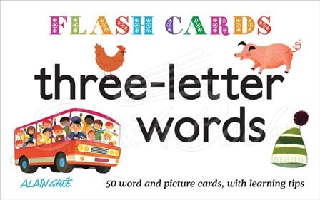 Картки Alain Gree: Flash Cards Three-Letter Words зображення