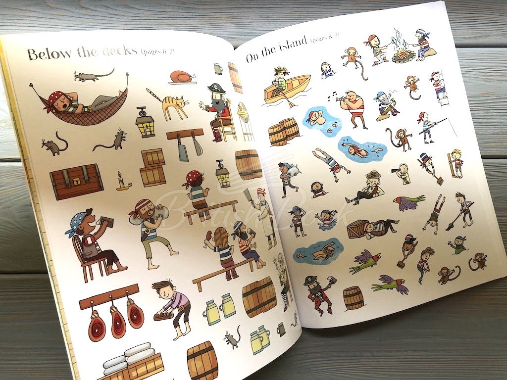 Книга First Sticker Book: Pirates зображення 7