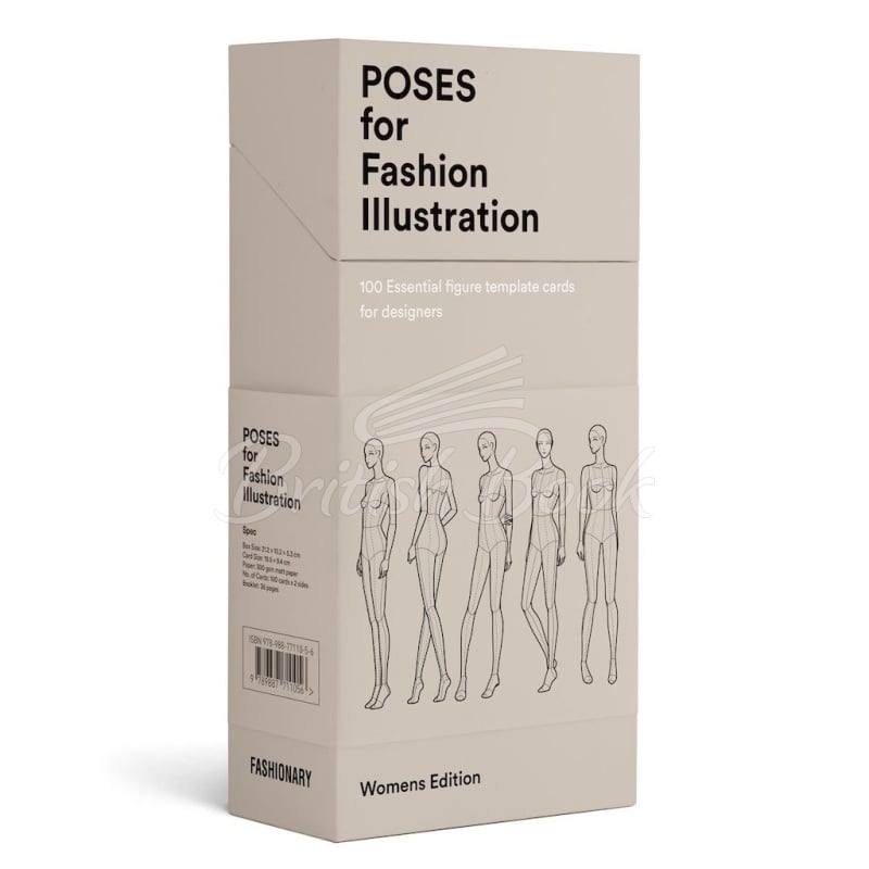 Картки Poses for Fashion Illustration (Womens Edition) зображення 1