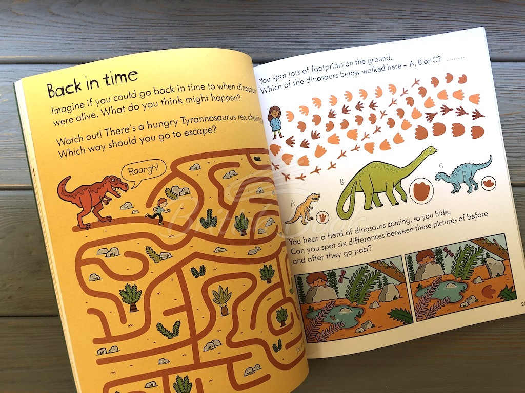 Книга Little Children's Dinosaur Activity Book зображення 6