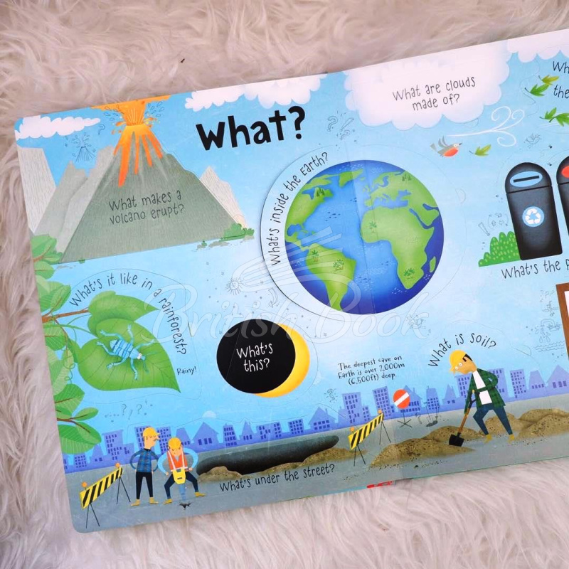 Книга Lift-the-Flap Questions and Answers about Our World зображення 3