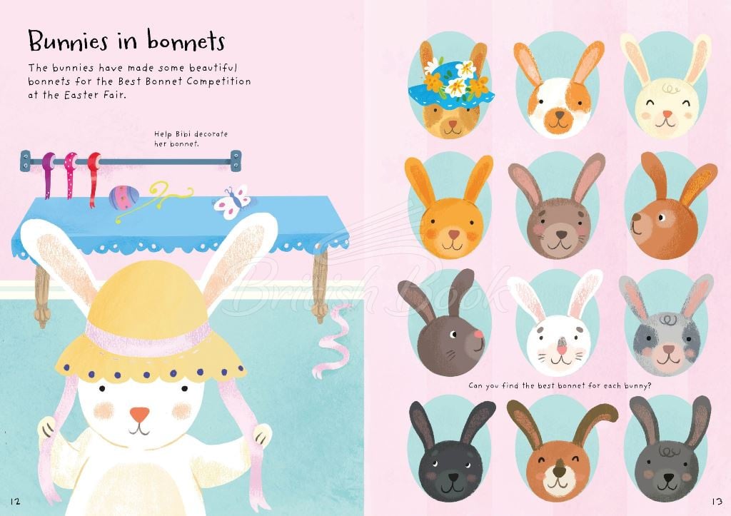 Книга Little First Stickers: Bunnies зображення 9