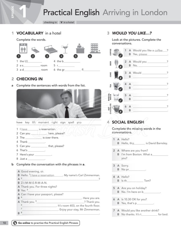 Робочий зошит English File Fourth Edition Elementary Workbook with key зображення 7