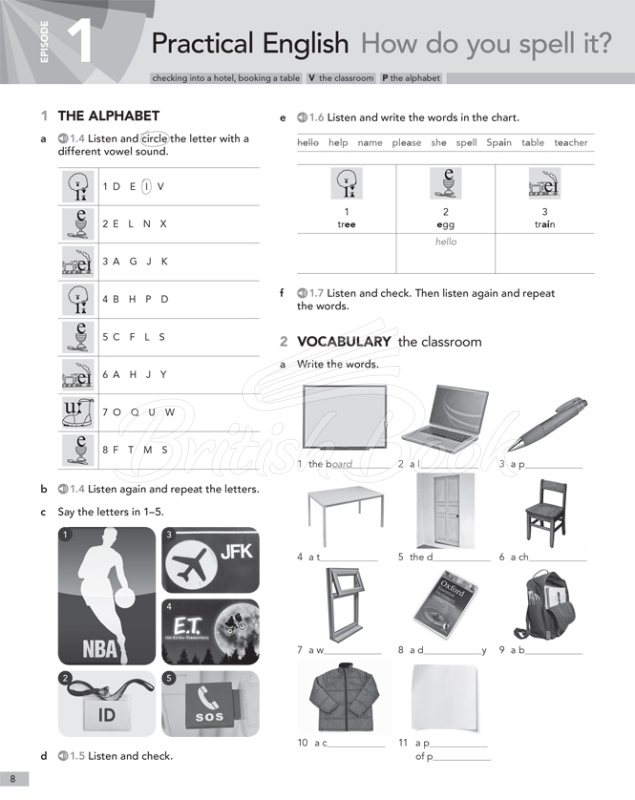 Робочий зошит English File Fourth Edition Beginner Workbook with key зображення 5