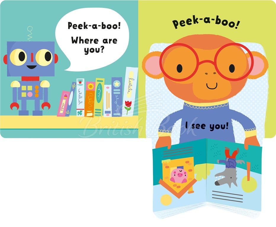 Книга Lift-the-Flap Peek-a-Boo At Bedtime зображення 2