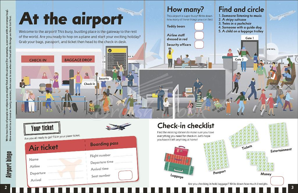 Книга Little Travellers: At the Airport зображення 1