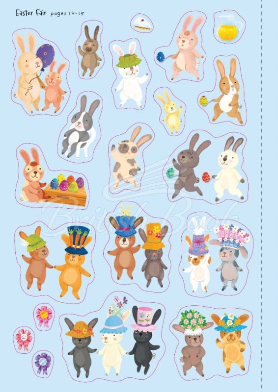 Книга Little First Stickers: Bunnies зображення 4