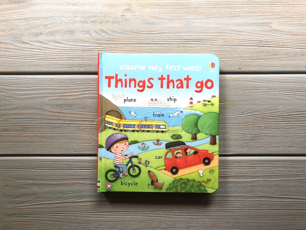 Книга Usborne Very First Words: Things That Go зображення 1