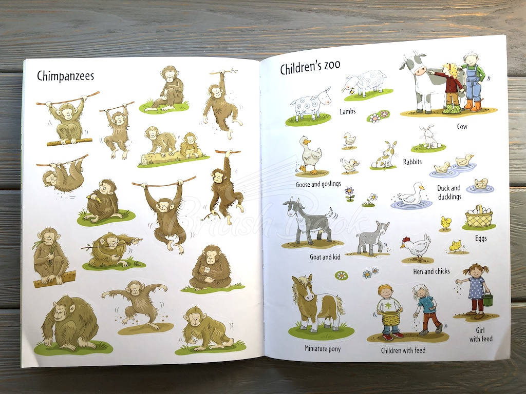 Книга First Sticker Book: Zoo зображення 2