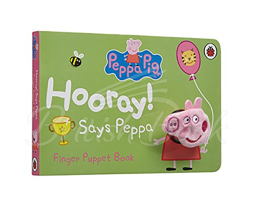 Книга Peppa Pig: Hooray! Says Peppa Finger Puppet Book зображення 1