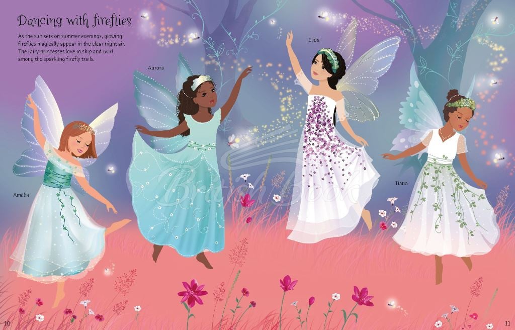Книга Sticker Dolly Dressing: Fairy Princesses зображення 8