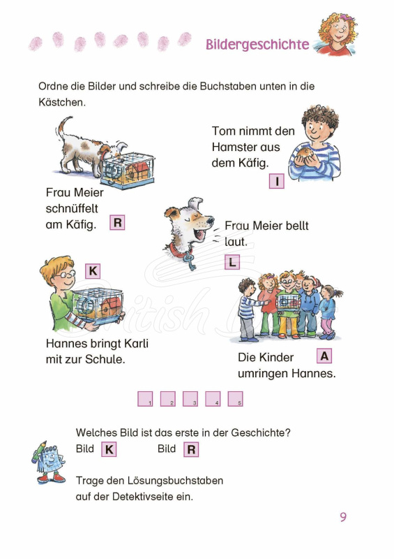 Книга Spielerisch Deutsch lernen Lernstufe 1 Lernkrimi — Die Spur zum Kellerfenster зображення 2