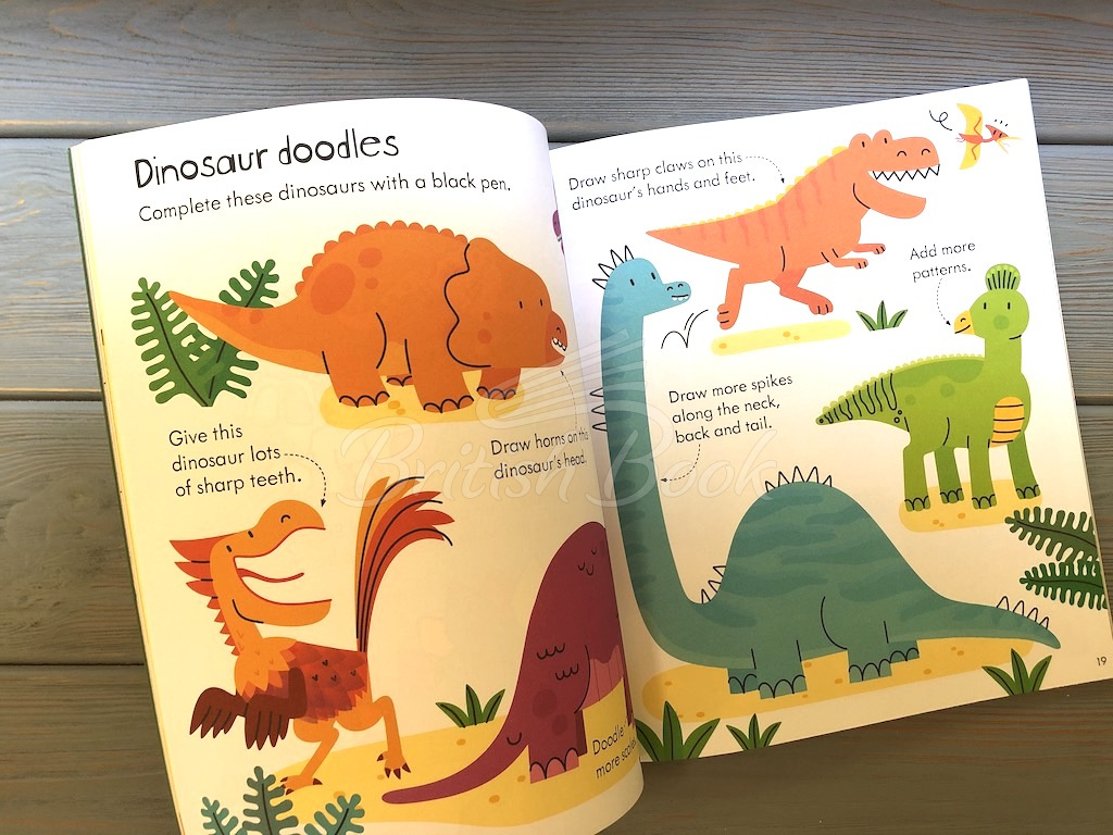 Книга Little Children's Dinosaur Activity Book зображення 9