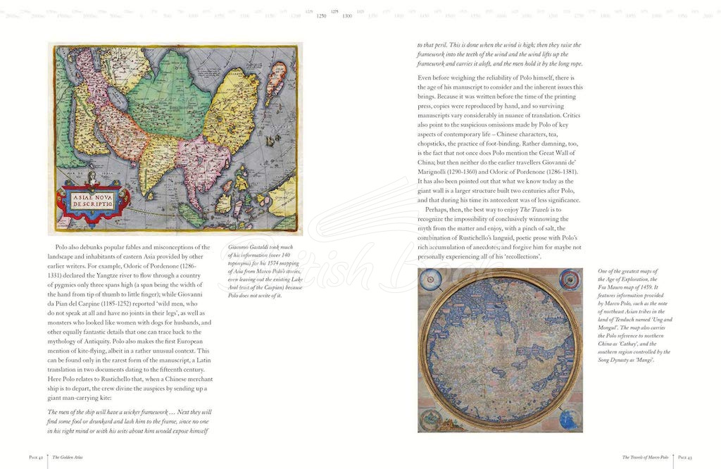 Книга The Golden Atlas: The Greatest Explorations, Quests and Discoveries on Maps зображення 3