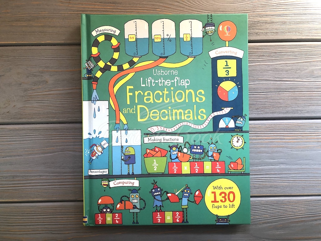 Книга Lift-the-Flap Fractions and Decimals зображення 4