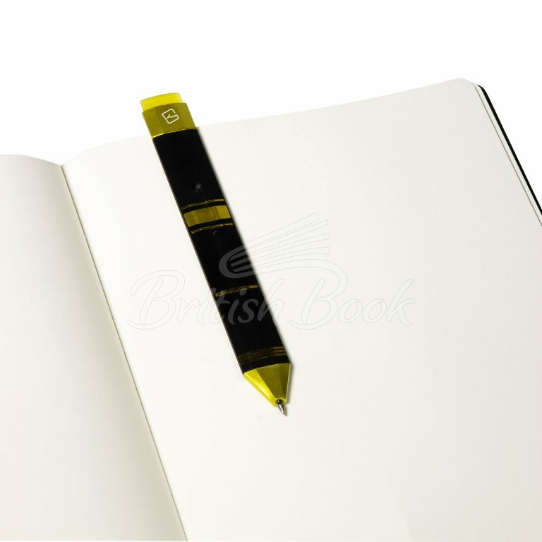 Закладка Pen Bookmark Black + Gold with Refills зображення 3
