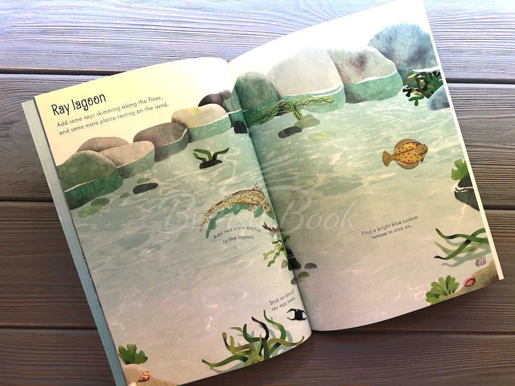 Книга Little First Stickers: Aquarium зображення 4