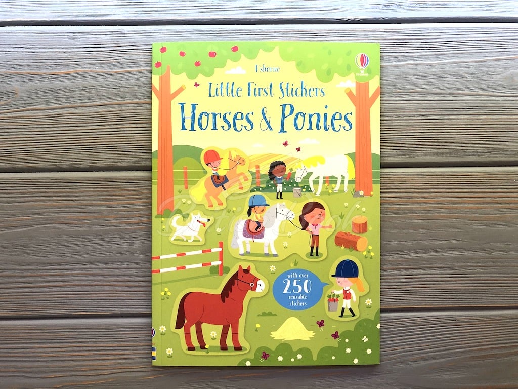 Книга Little First Stickers: Horses and Ponies зображення 1