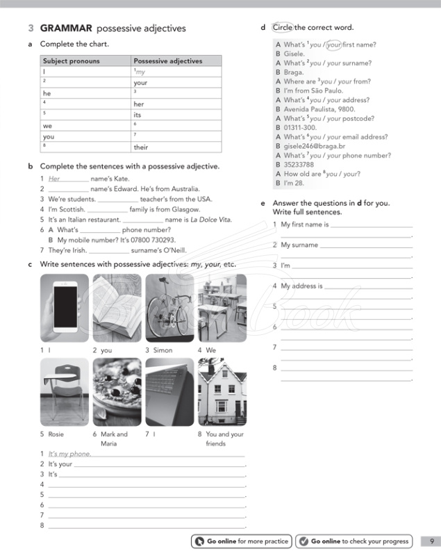 Робочий зошит English File Fourth Edition Elementary Workbook with key зображення 6