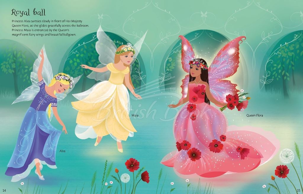 Книга Sticker Dolly Dressing: Fairy Princesses зображення 4