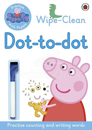 Книга Peppa Pig: Practise with Peppa: Wipe-Clean Dot-to-Dot зображення