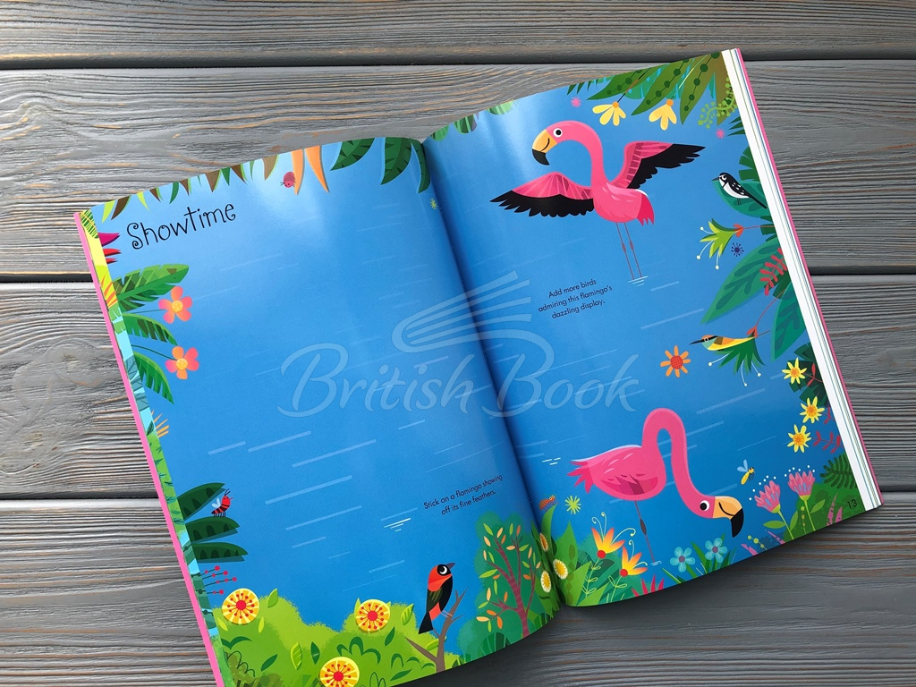 Книга Little First Stickers: Flamingos зображення 4